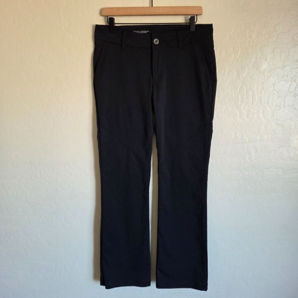 Columbia Mumbai Mover III Straight Leg Pants Women 8 Black Outdoor Hiking Nylon